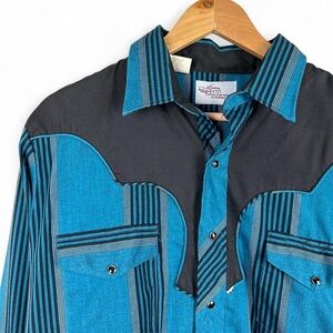 Kenny Rogers Western Collection by Karman long-sleeve western shirt